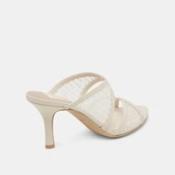 MANDEL PEARL HEELS IVORY MESH(Mandel Pearl Heels Ivory Mesh) 6 MANDEL PEARL HEELS IVORY MESH(Mandel Pearl Heels Ivory Mesh) -Dolce Vita Sale Store DOLCEVITA HEELS MANDELPEARL IVORYMESH 03