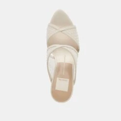 MANDEL PEARL HEELS IVORY MESH(Mandel Pearl Heels Ivory Mesh) 11 MANDEL PEARL HEELS IVORY MESH(Mandel Pearl Heels Ivory Mesh) -Dolce Vita Sale Store DOLCEVITA HEELS MANDELPEARL IVORYMESH 06
