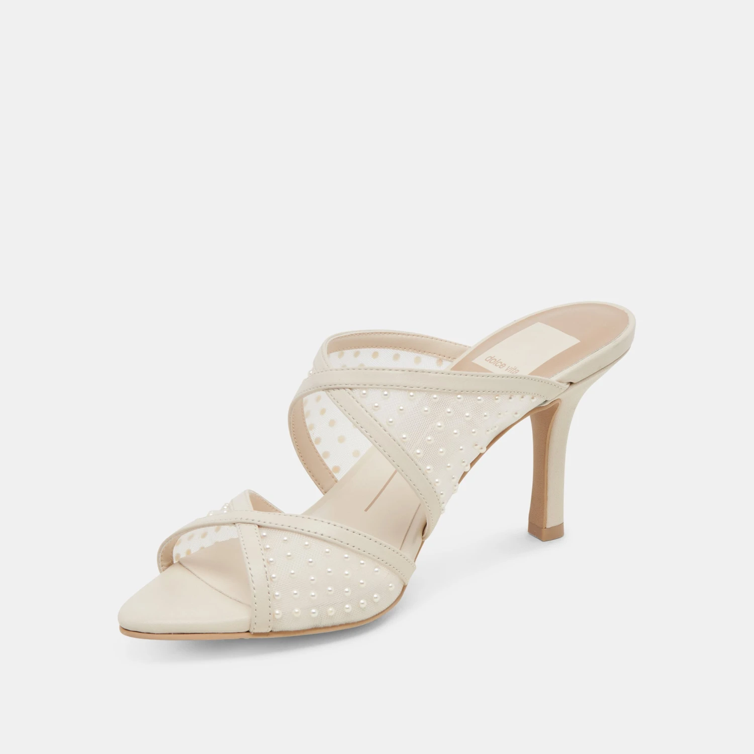 MANDEL PEARL HEELS IVORY MESH(Mandel pearl heels ivory mesh) MANDEL PEARL HEELS IVORY MESH(Mandel Pearl Heels Ivory Mesh) -Dolce Vita Sale Store DOLCEVITA HEELS MANDELPEARL IVORYMESH 08