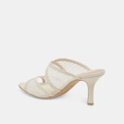 MANDEL PEARL HEELS IVORY MESH(Mandel Pearl Heels Ivory Mesh) 8 MANDEL PEARL HEELS IVORY MESH(Mandel Pearl Heels Ivory Mesh) -Dolce Vita Sale Store DOLCEVITA HEELS MANDELPEARL IVORYMESH 09