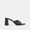 MARGOE HEELS BLACK WOVEN STELLA(Margoe Heels Black Woven Stella) -Dolce Vita Sale Store DOLCEVITA HEELS MARGOE BLACKWOVENSTELLA 02
