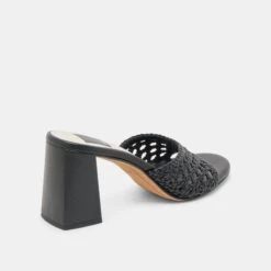 MARGOE HEELS BLACK WOVEN STELLA(Margoe Heels Black Woven Stella) 5 MARGOE HEELS BLACK WOVEN STELLA(Margoe Heels Black Woven Stella) -Dolce Vita Sale Store DOLCEVITA HEELS MARGOE BLACKWOVENSTELLA 03