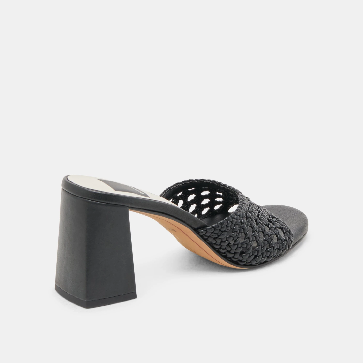 MARGOE HEELS BLACK WOVEN STELLA(Margoe heels black woven stella) MARGOE HEELS BLACK WOVEN STELLA(Margoe Heels Black Woven Stella) -Dolce Vita Sale Store DOLCEVITA HEELS MARGOE BLACKWOVENSTELLA 03