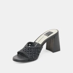 MARGOE HEELS BLACK WOVEN STELLA(Margoe Heels Black Woven Stella) 6 MARGOE HEELS BLACK WOVEN STELLA(Margoe Heels Black Woven Stella) -Dolce Vita Sale Store DOLCEVITA HEELS MARGOE BLACKWOVENSTELLA 08