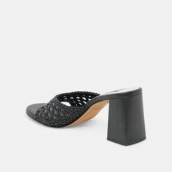 MARGOE HEELS BLACK WOVEN STELLA(Margoe Heels Black Woven Stella) 7 MARGOE HEELS BLACK WOVEN STELLA(Margoe Heels Black Woven Stella) -Dolce Vita Sale Store DOLCEVITA HEELS MARGOE BLACKWOVENSTELLA 09