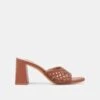 MARGOE HEELS COGNAC WOVEN STELLA(Margoe Heels Cognac Woven Stella) -Dolce Vita Sale Store DOLCEVITA HEELS MARGOE COGNACWOVENSTELLA 02