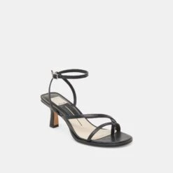MORAH HEELS BLACK LEATHER(Morah Heels Black Leather) -Dolce Vita Sale Store DOLCEVITA HEELS MORAH BLACKLEATHER 01