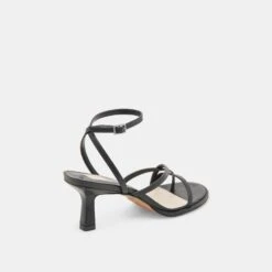 MORAH WIDE HEELS BLACK LEATHER(Morah Wide Heels Black Leather) -Dolce Vita Sale Store DOLCEVITA HEELS MORAH BLACKLEATHER 03 5910b4a7 2c88 4e6e b499 d8bc1e5e015f
