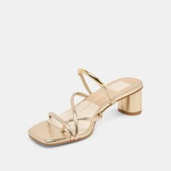 NAIRA HEELS GOLD METALLIC STELLA(Naira Heels Gold Metallic Stella) -Dolce Vita Sale Store DOLCEVITA HEELS NAIRA GOLDMETALLICSTELLA 08