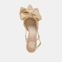 ODELA BOW HEELS NATURAL WOVEN RAFFIA(Odela Bow Heels Natural Woven Raffia) -Dolce Vita Sale Store DOLCEVITA HEELS ODELABOW NATURALRAFFIA 06