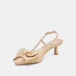 ODELA BOW HEELS NATURAL WOVEN RAFFIA(Odela Bow Heels Natural Woven Raffia) -Dolce Vita Sale Store DOLCEVITA HEELS ODELABOW NATURALRAFFIA 08