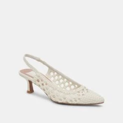OLYMPA HEELS WHITE STELLA(Olympa Heels White Stella) -Dolce Vita Sale Store DOLCEVITA HEELS OLYMPA IVORYSTELLA 01