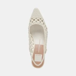 OLYMPA HEELS WHITE STELLA(Olympa Heels White Stella) -Dolce Vita Sale Store DOLCEVITA HEELS OLYMPA IVORYSTELLA 06