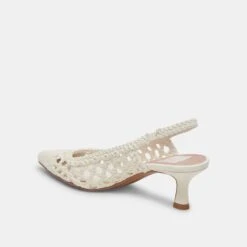 OLYMPA HEELS WHITE STELLA(Olympa Heels White Stella) -Dolce Vita Sale Store DOLCEVITA HEELS OLYMPA IVORYSTELLA 08
