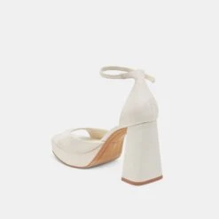 PANDRO WIDE HEELS WHITE SATIN(Pandro Wide Heels White Satin) -Dolce Vita Sale Store DOLCEVITA HEELS PANDRO WHITE SATIN 09 a5fd4c0c 1f6d 4479 83f7 9c15e73e637f