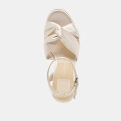 PARLO HEELS IVORY SATIN(Parlo Heels Ivory Satin) -Dolce Vita Sale Store DOLCEVITA HEELS PARLO IVORYSATIN 06