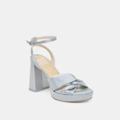PARLO HEELS LIGHT BLUE SATIN(Parlo Heels Light Blue Satin) -Dolce Vita Sale Store DOLCEVITA HEELS PARLO LIGHTBLUESATIN 01