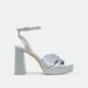 PARLO HEELS LIGHT BLUE SATIN(Parlo Heels Light Blue Satin)