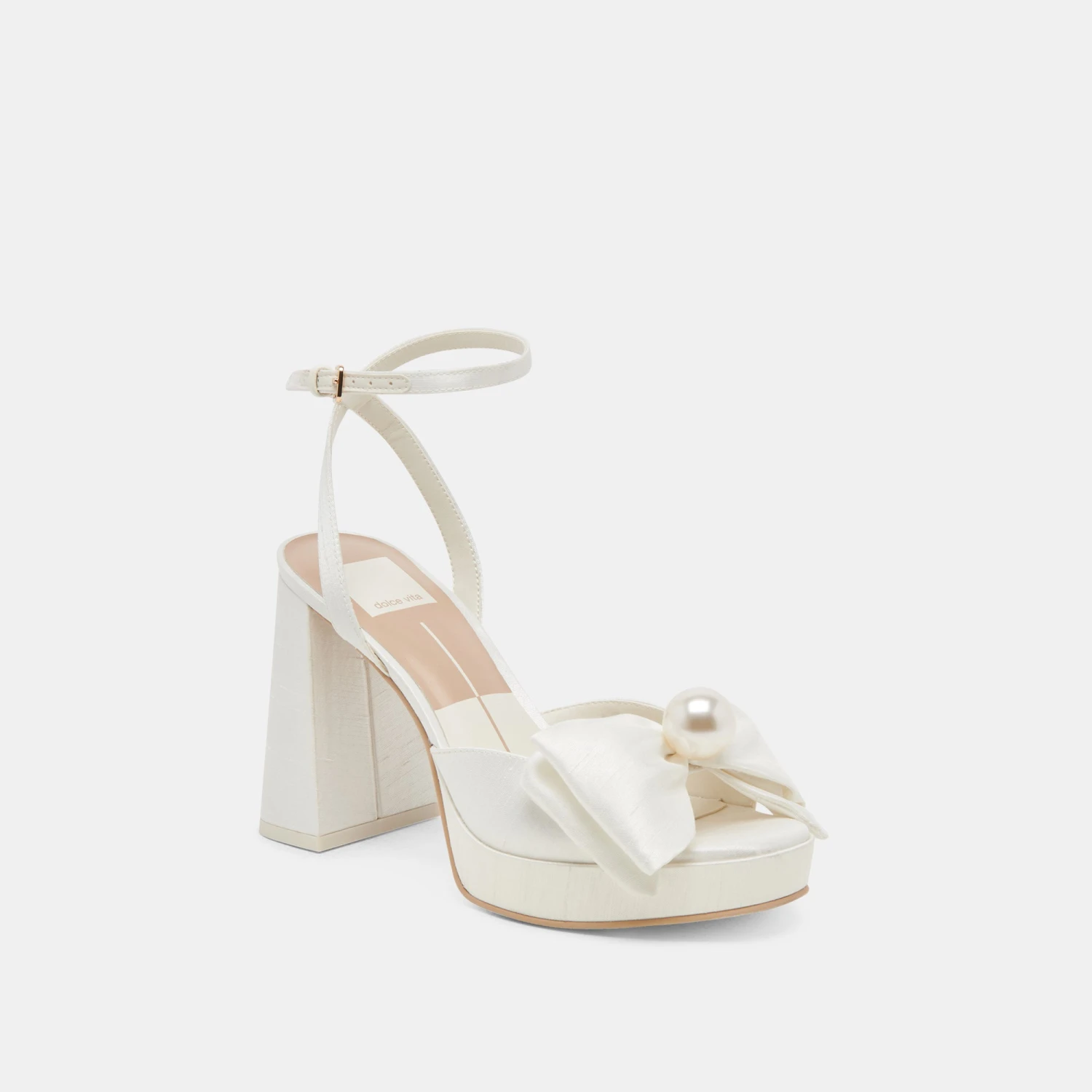 PATTON HEELS IVORY SATIN(Patton heels ivory satin) PATTON HEELS IVORY SATIN(Patton Heels Ivory Satin) -Dolce Vita Sale Store DOLCEVITA HEELS PATTON IVORY SATIN 01
