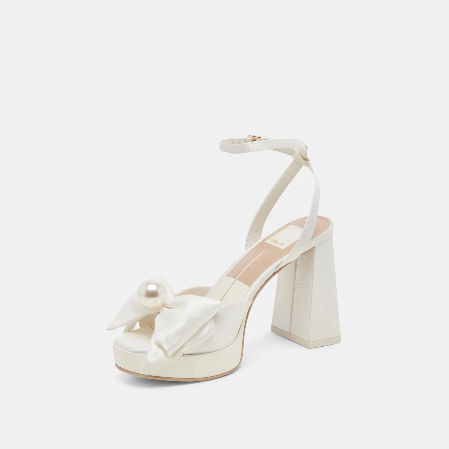 PATTON HEELS IVORY SATIN(Patton heels ivory satin) PATTON HEELS IVORY SATIN(Patton Heels Ivory Satin) -Dolce Vita Sale Store DOLCEVITA HEELS PATTON IVORY SATIN 08