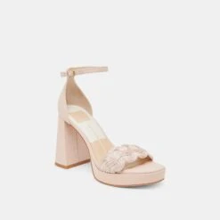 PELTIN HEELS LIGHT PINK WOVEN RAFFIA(Peltin Heels Light Pink Woven Raffia) 4 PELTIN HEELS LIGHT PINK WOVEN RAFFIA(Peltin Heels Light Pink Woven Raffia) -Dolce Vita Sale Store DOLCEVITA HEELS PELTIN LIGHTPINKWOVENRAFFIA 01