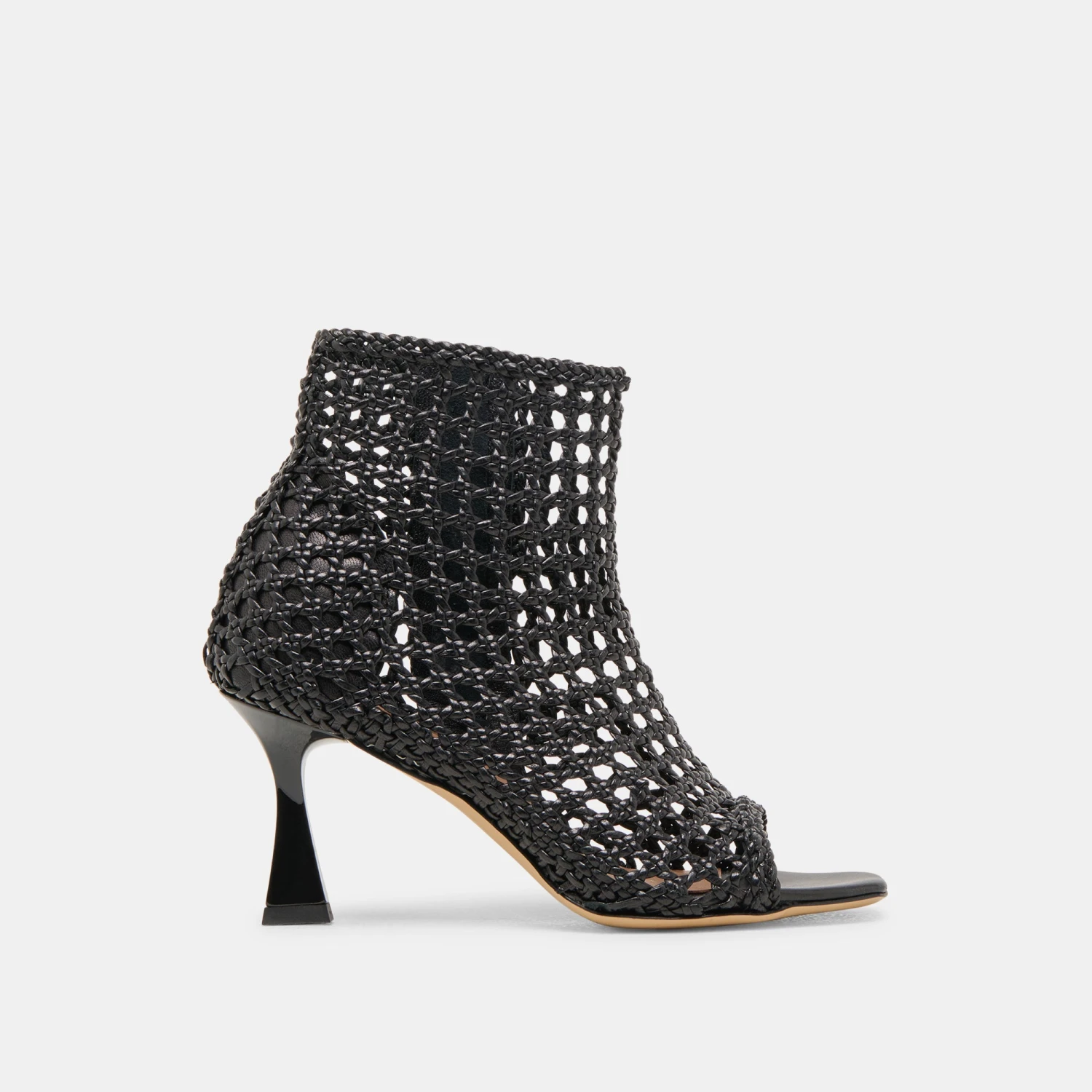 QUIN HEELS BLACK WOVEN LEATHER(Quin heels black woven leather) QUIN HEELS BLACK WOVEN LEATHER(Quin Heels Black Woven Leather) -Dolce Vita Sale Store DOLCEVITA HEELS QUIN BLACKWOVENLEATHER 02