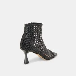 QUIN HEELS BLACK WOVEN LEATHER(Quin Heels Black Woven Leather) 4 QUIN HEELS BLACK WOVEN LEATHER(Quin Heels Black Woven Leather) -Dolce Vita Sale Store DOLCEVITA HEELS QUIN BLACKWOVENLEATHER 03
