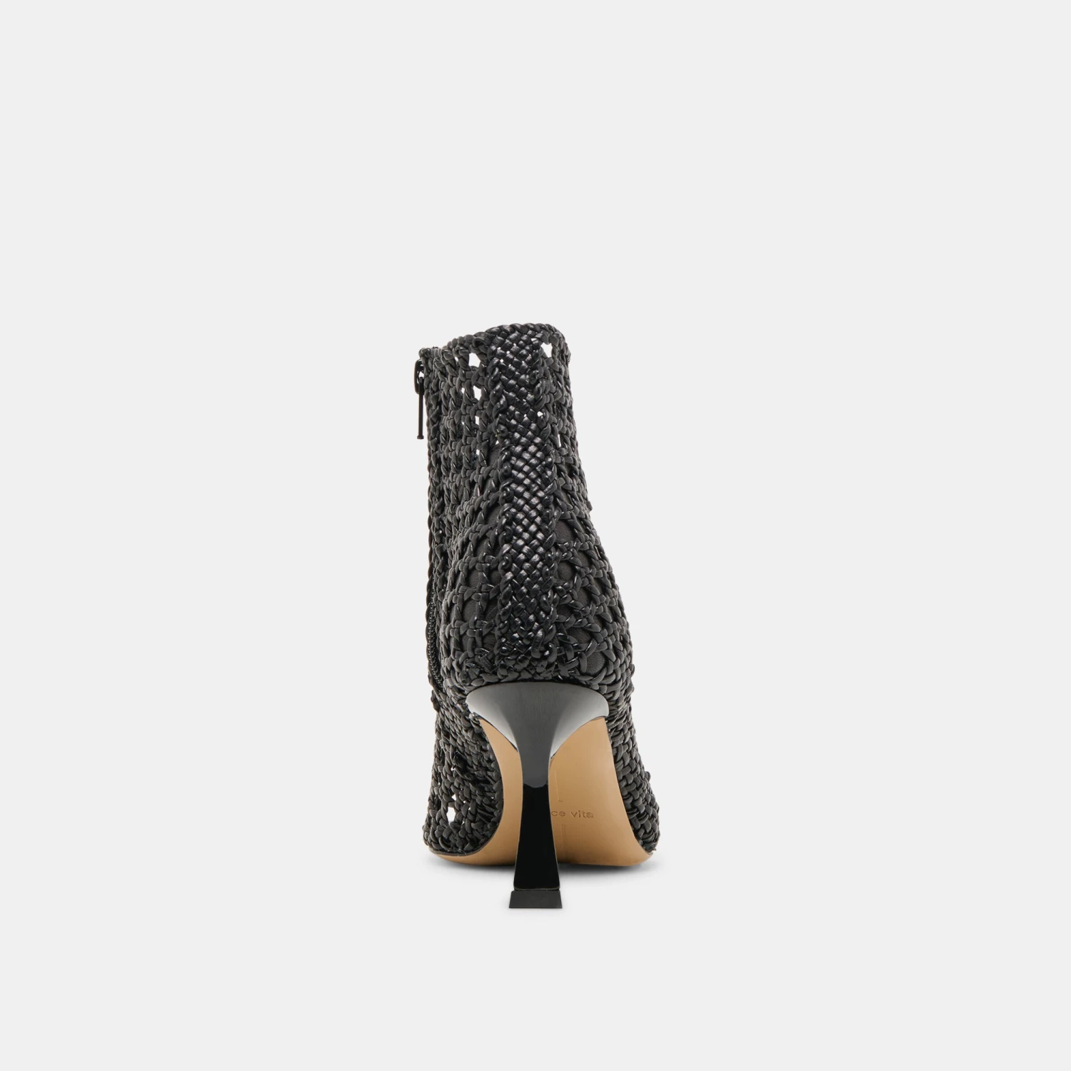 QUIN HEELS BLACK WOVEN LEATHER(Quin heels black woven leather) QUIN HEELS BLACK WOVEN LEATHER(Quin Heels Black Woven Leather) -Dolce Vita Sale Store DOLCEVITA HEELS QUIN BLACKWOVENLEATHER 05