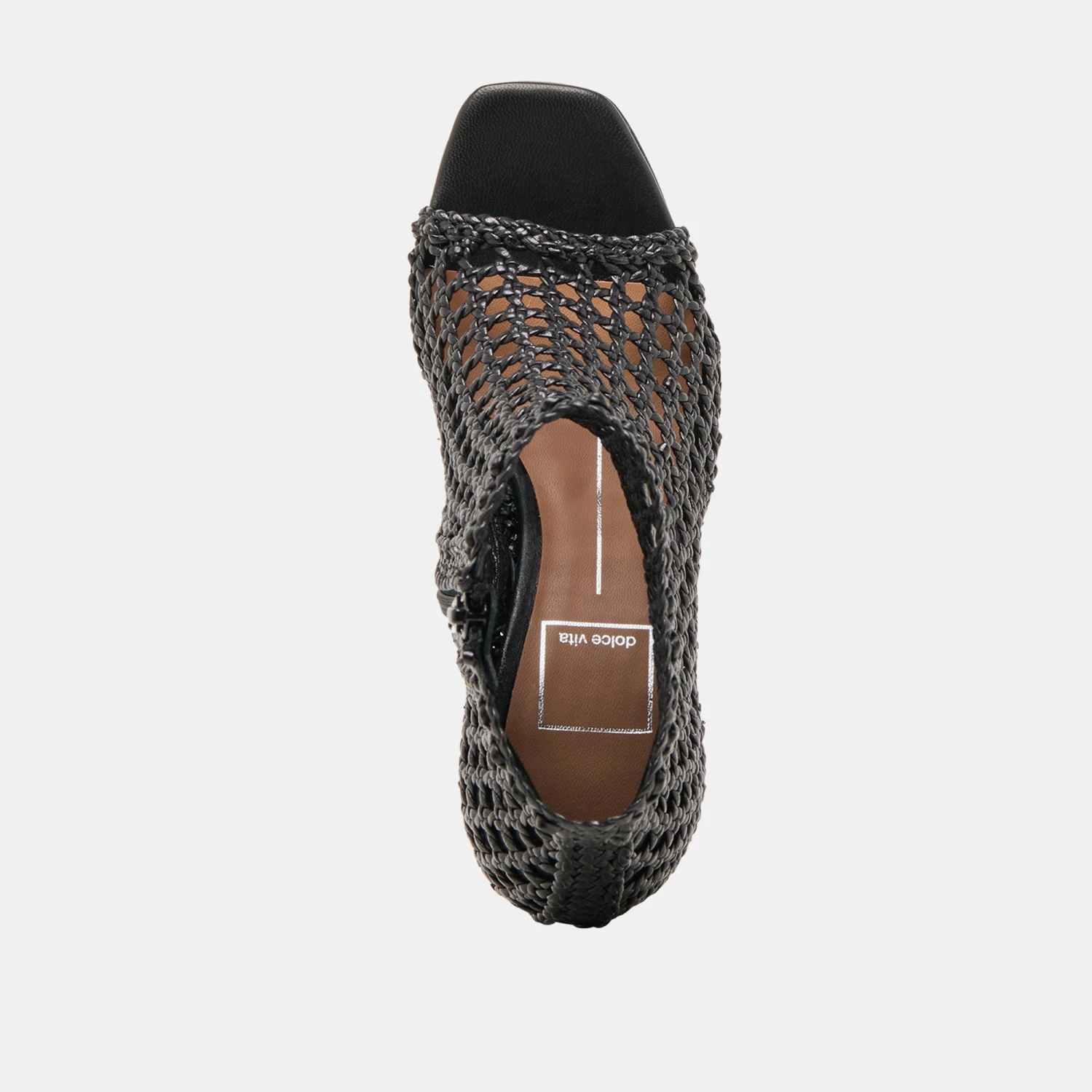 QUIN HEELS BLACK WOVEN LEATHER(Quin heels black woven leather) QUIN HEELS BLACK WOVEN LEATHER(Quin Heels Black Woven Leather) -Dolce Vita Sale Store DOLCEVITA HEELS QUIN BLACKWOVENLEATHER 06