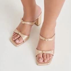 SHANE HEELS GOLD METALLIC LEATHER(Shane Heels Gold Metallic Leather) 5 SHANE HEELS GOLD METALLIC LEATHER(Shane Heels Gold Metallic Leather) -Dolce Vita Sale Store DOLCEVITA HEELS SHANE GOLDMETALLICLEATHER ONFOOT 02 1