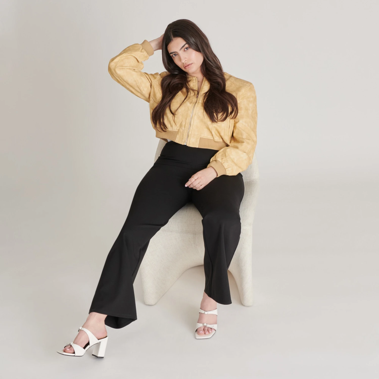 SHANE HEELS OFF WHITE CRINKLE PATENT(Shane heels off white crinkle patent) SHANE HEELS OFF WHITE CRINKLE PATENT(Shane Heels Off White Crinkle Patent) -Dolce Vita Sale Store DOLCEVITA HEELS SHANE OFFWHITECRINKLEPATENT ONFOOT 2