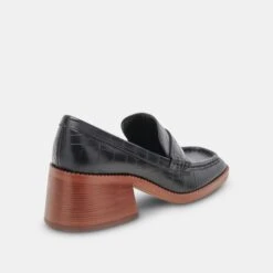 TALIE LOAFERS NOIR EMBOSSED LEATHER - Re:vita(Talie Loafers Noir Embossed Leather Resale) -Dolce Vita Sale Store DOLCEVITA HEELS TALIE NOIREMBOSSEDLEATHER 03 220e3322 6ea5 4729 8be5 99eee0d09fcf