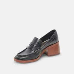 TALIE LOAFERS NOIR EMBOSSED LEATHER - Re:vita(Talie Loafers Noir Embossed Leather Resale) -Dolce Vita Sale Store DOLCEVITA HEELS TALIE NOIREMBOSSEDLEATHER 08 1b8435e8 3173 4463 9725 fcec52485117