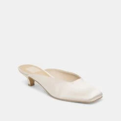 UMARA HEELS IVORY SATIN(Umara Heels Ivory Satin) -Dolce Vita Sale Store DOLCEVITA HEELS UMARA IVORYSATIN 01