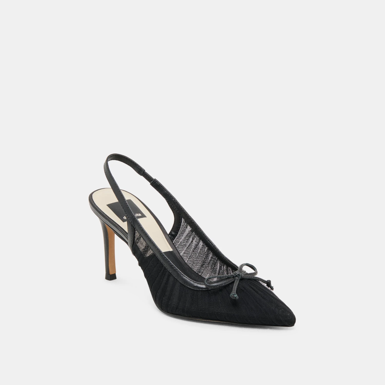 YELA HEELS BLACK TULLE(Yela heels black tulle) YELA HEELS BLACK TULLE(Yela Heels Black Tulle) -Dolce Vita Sale Store DOLCEVITA HEELS YELA BLACKTULLE 01