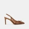 YELA HEELS MID BROWN TULLE(Yela Heels Mid Brown Tulle) -Dolce Vita Sale Store DOLCEVITA HEELS YELA MIDBROWNTULLE 02