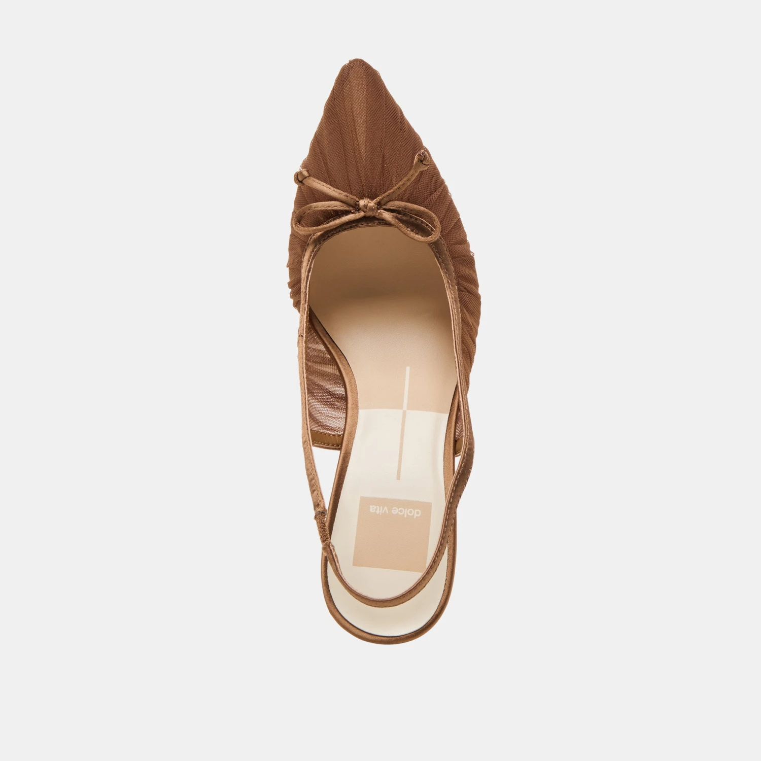 YELA HEELS MID BROWN TULLE(Yela heels mid brown tulle) YELA HEELS MID BROWN TULLE(Yela Heels Mid Brown Tulle) -Dolce Vita Sale Store DOLCEVITA HEELS YELA MIDBROWNTULLE 06