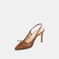 YELA HEELS MID BROWN TULLE(Yela Heels Mid Brown Tulle) 5 YELA HEELS MID BROWN TULLE(Yela Heels Mid Brown Tulle) -Dolce Vita Sale Store DOLCEVITA HEELS YELA MIDBROWNTULLE 08