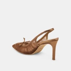YELA HEELS MID BROWN TULLE(Yela Heels Mid Brown Tulle) 6 YELA HEELS MID BROWN TULLE(Yela Heels Mid Brown Tulle) -Dolce Vita Sale Store DOLCEVITA HEELS YELA MIDBROWNTULLE 09