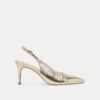 ELASI HEELS LIGHT GOLD CRINKLE PATENT(Elasi Heels Light Gold Crinkle Patent) -Dolce Vita Sale Store DOLCEVITA HEEL ELASI LIGHTGOLDCRINKLEPATENT 02