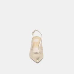 ELASI HEELS LIGHT GOLD CRINKLE PATENT(Elasi Heels Light Gold Crinkle Patent) -Dolce Vita Sale Store DOLCEVITA HEEL ELASI LIGHTGOLDCRINKLEPATENT 04