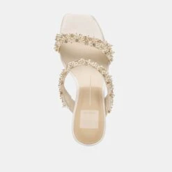 GENORA RHINESTONE HEELS IVORY RHINESTONE(Genora Heels Rhinestone Ivory Rhinestone) -Dolce Vita Sale Store DOLCEVITA HEEL GENORARHINESTONE IVORYRHINESTONE 06