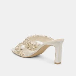 GITEL RHINESTONE HEELS IVORY RHINESTONE(Gitel Rhinestone Heels Ivory Rhinestone) -Dolce Vita Sale Store DOLCEVITA HEEL GITELRHINESTONE IVORYRHINESTONE 09