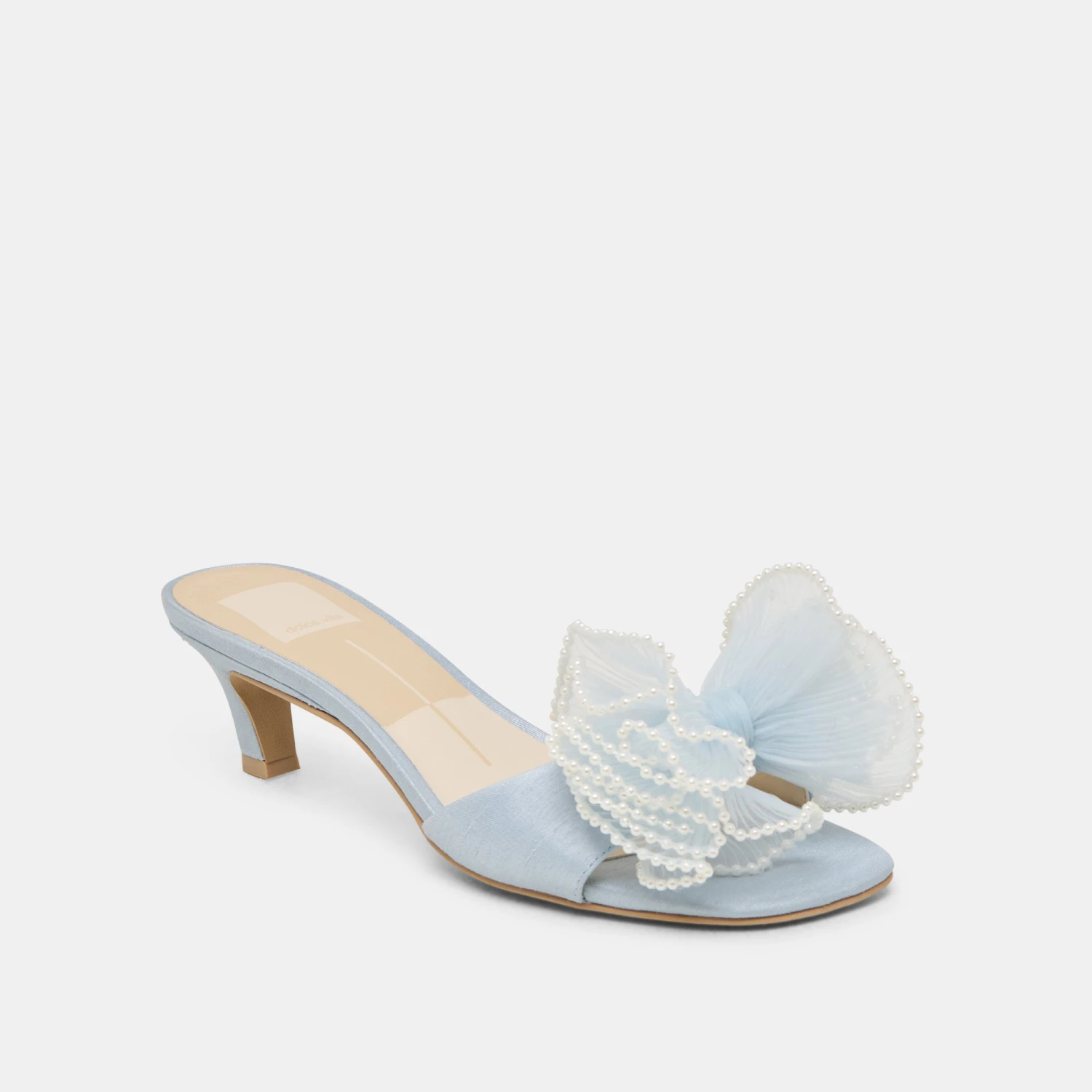 NARITA PEARL HEELS LIGHT BLUE SATIN(Narita pearl heels light blue satin) NARITA PEARL HEELS LIGHT BLUE SATIN(Narita Pearl Heels Light Blue Satin) -Dolce Vita Sale Store DOLCEVITA HEEL NARITAPEARL LIGHTBLUESATIN 01