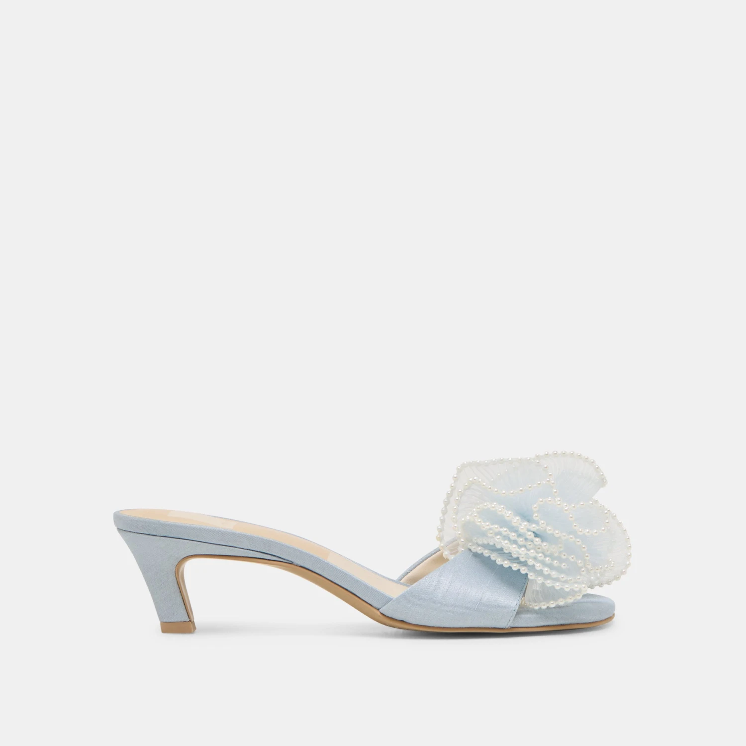 NARITA PEARL HEELS LIGHT BLUE SATIN(Narita pearl heels light blue satin) NARITA PEARL HEELS LIGHT BLUE SATIN(Narita Pearl Heels Light Blue Satin) -Dolce Vita Sale Store DOLCEVITA HEEL NARITAPEARL LIGHTBLUESATIN 02