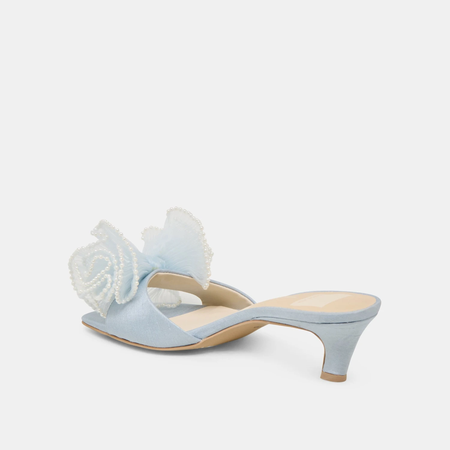 NARITA PEARL HEELS LIGHT BLUE SATIN(Narita pearl heels light blue satin) NARITA PEARL HEELS LIGHT BLUE SATIN(Narita Pearl Heels Light Blue Satin) -Dolce Vita Sale Store DOLCEVITA HEEL NARITAPEARL LIGHTBLUESATIN 09