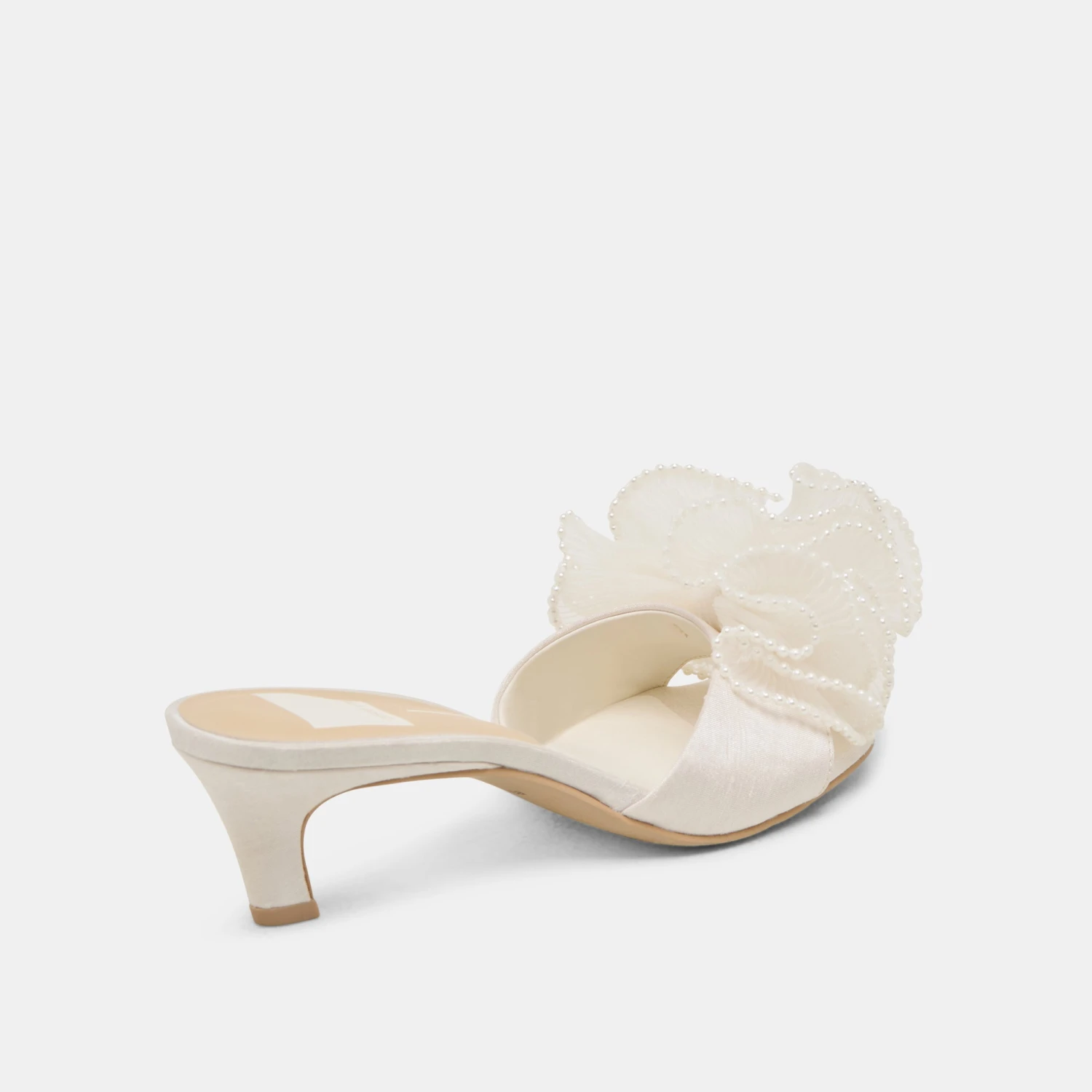 NARITA PEARL HEELS OFF WHITE SATIN(Narita pearl heels off white satin) NARITA PEARL HEELS OFF WHITE SATIN(Narita Pearl Heels Off White Satin) -Dolce Vita Sale Store DOLCEVITA HEEL NARITAPEARL OFFWHITESATIN 03