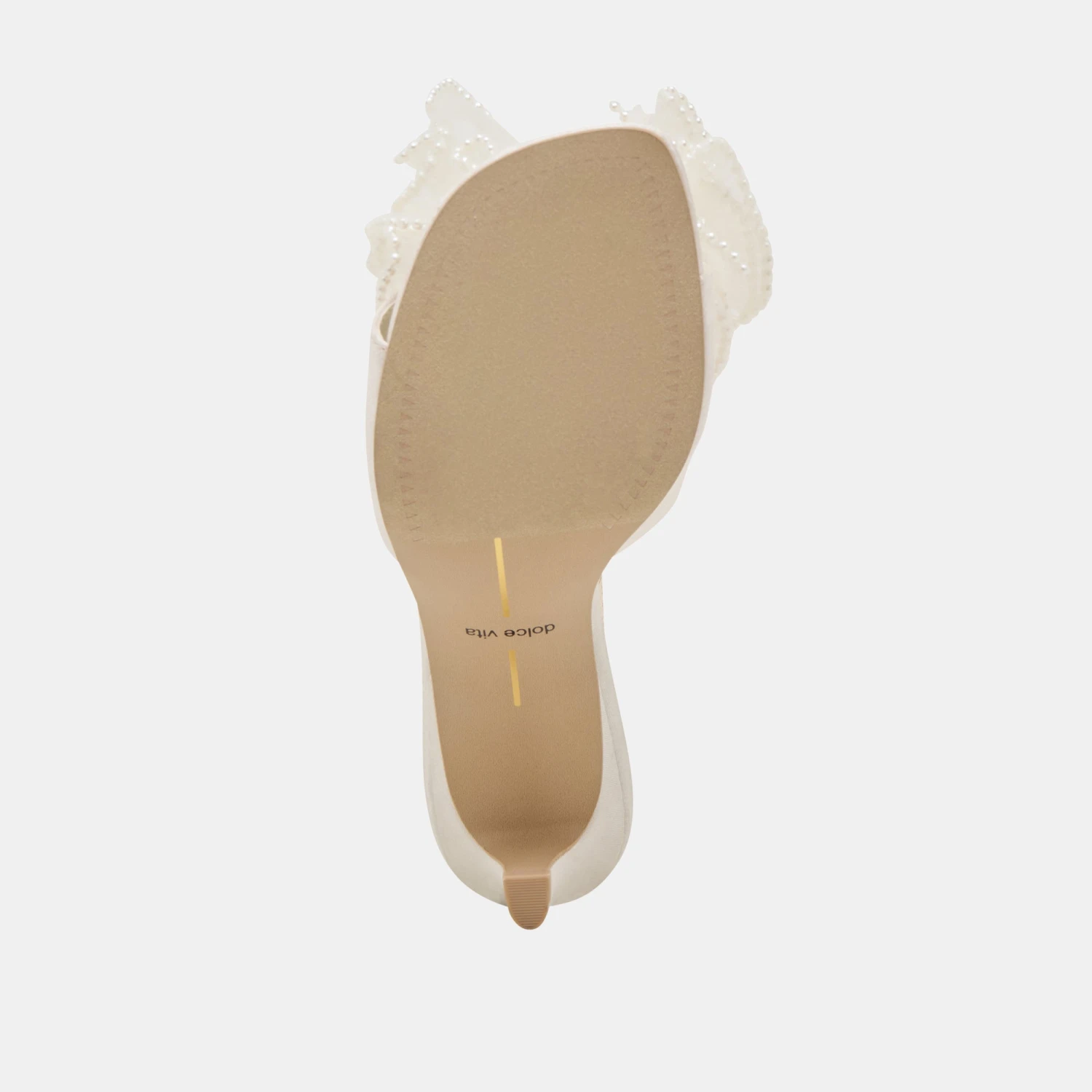 NARITA PEARL HEELS OFF WHITE SATIN(Narita pearl heels off white satin) NARITA PEARL HEELS OFF WHITE SATIN(Narita Pearl Heels Off White Satin) -Dolce Vita Sale Store DOLCEVITA HEEL NARITAPEARL OFFWHITESATIN 07