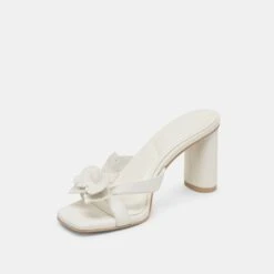 NIKIL HEELS WHITE LEATHER(Nikil Heels White Leather) 8 NIKIL HEELS WHITE LEATHER(Nikil Heels White Leather) -Dolce Vita Sale Store DOLCEVITA HEEL NIKIL WHITELEATHER 08