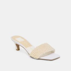 REXA PEARL HEELS OFF WHITE SATIN(Rexa Pearl Heels Off White Satin) -Dolce Vita Sale Store DOLCEVITA HEEL REXAPEARL OFFWHITESATIN 01